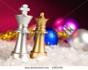 Christmas Chess Pieces